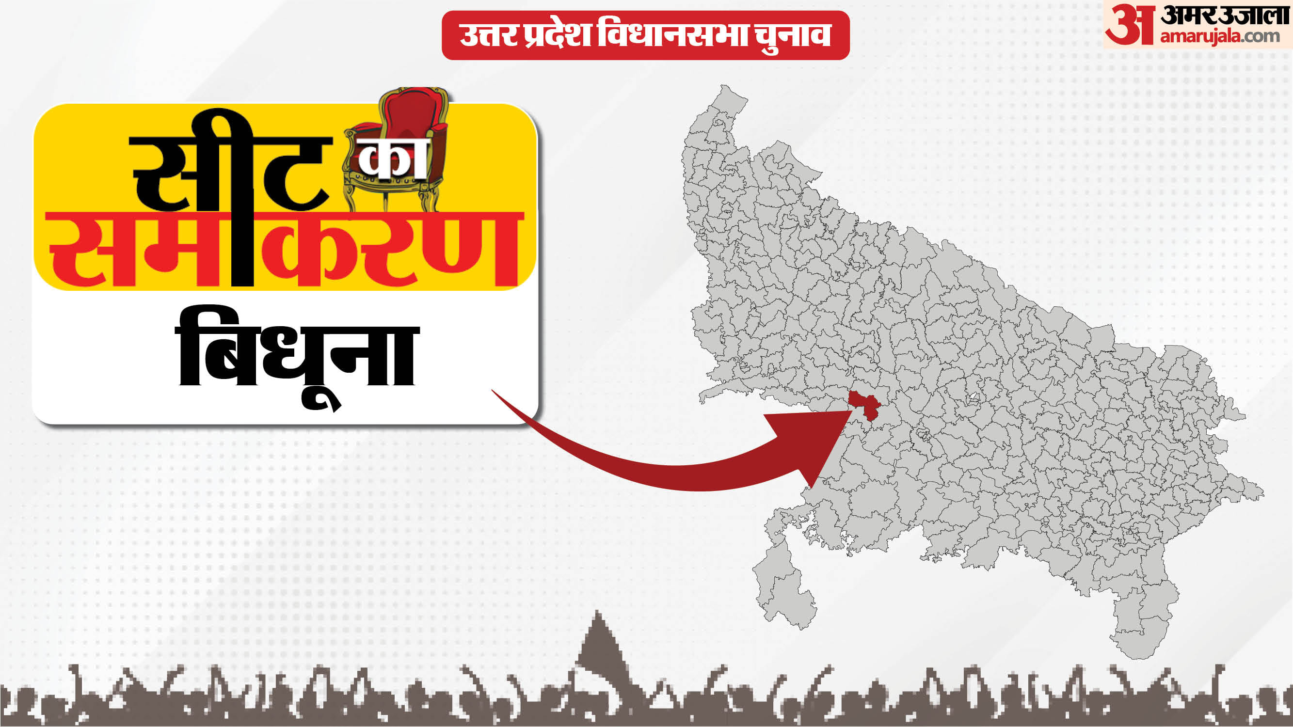 बिधूना सीट का समीकरण