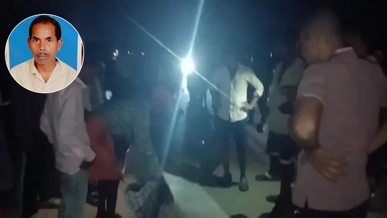 Korba: Speeding Car Runs Over Cyclist, Killing Him on the Spot; Angry Villagers Block Road for Two Hours