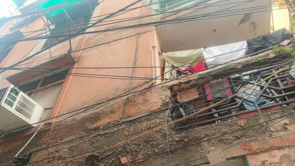 Delhi Building Collapse PG Runs in Cramped Lanes Rent high As Society