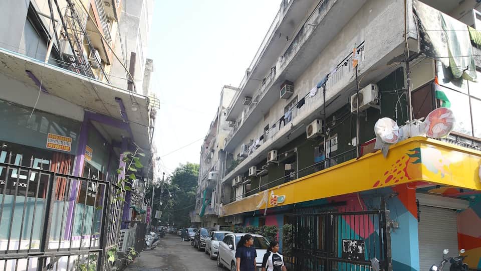 Delhi Building Collapse PG Runs in Cramped Lanes Rent high As Society