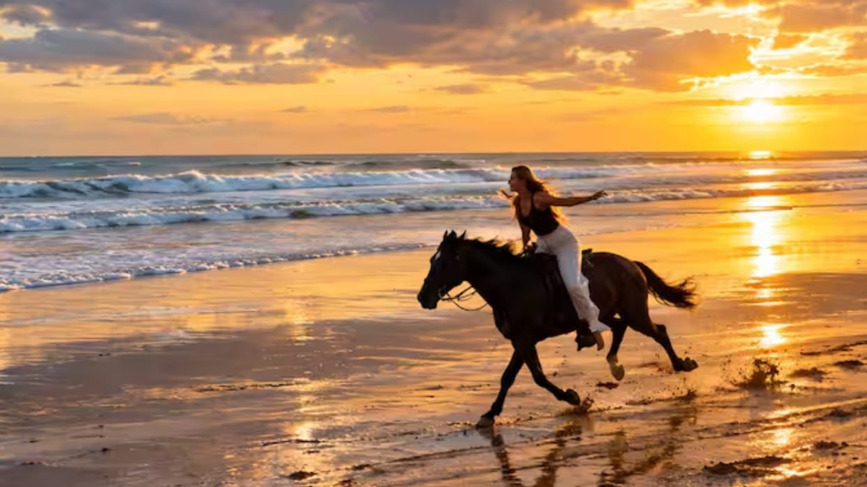 Ivanka Trump shares cinematic beach horseback riding video as outdoor adventures draw attention