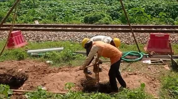 Kanpur Construction of the Anwarganj Mandhana elevated track gains momentum soil testing begins