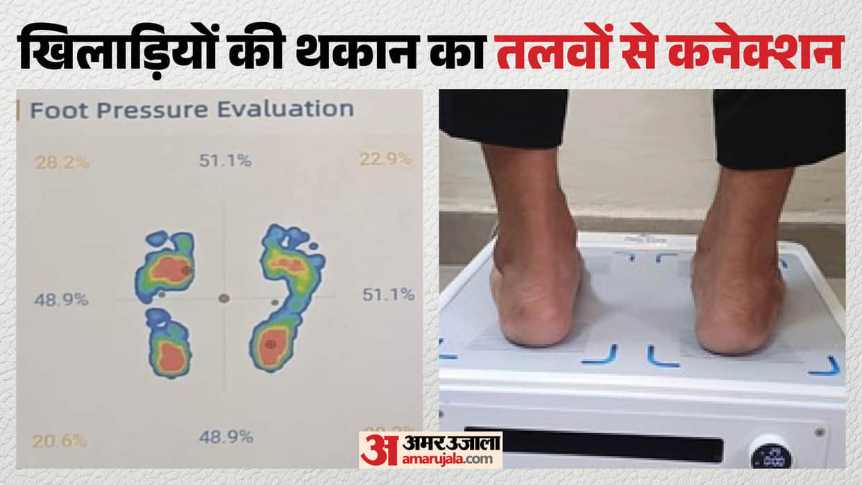 body weight borne 70% to 93% of by soles of feet reduce athletic performance BHU varanasi research