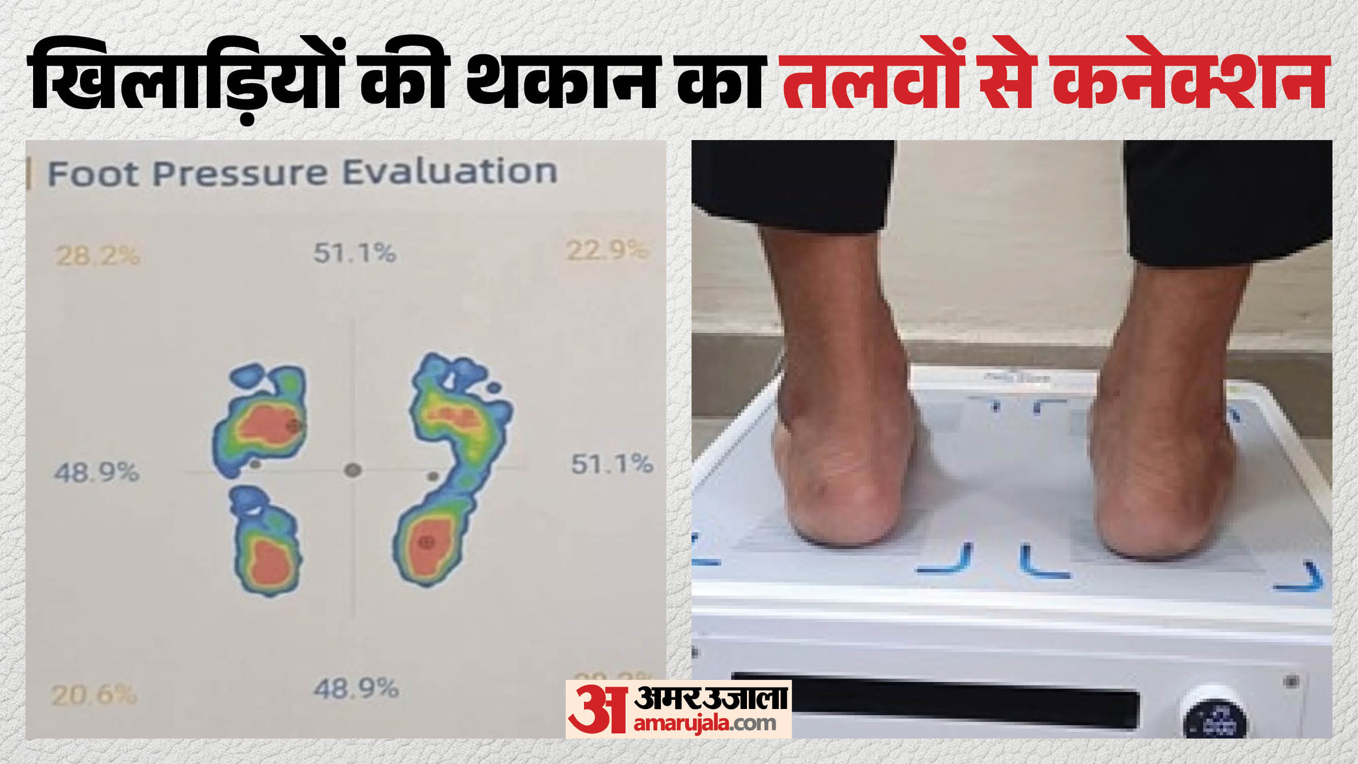 खिलाड़ियों की थकान का पैर के तलवों से कनेक्शन