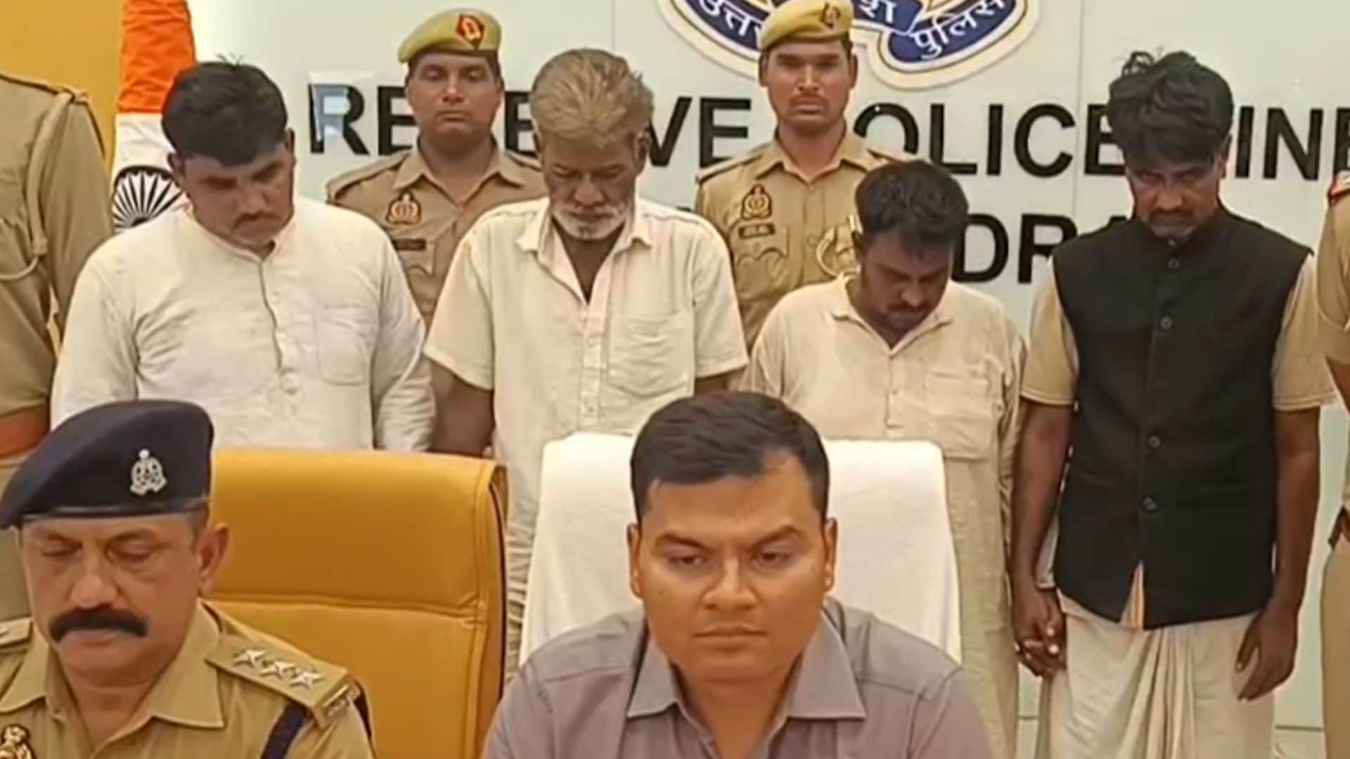 पुलिस के गिरफ्त में चारों आरोपी