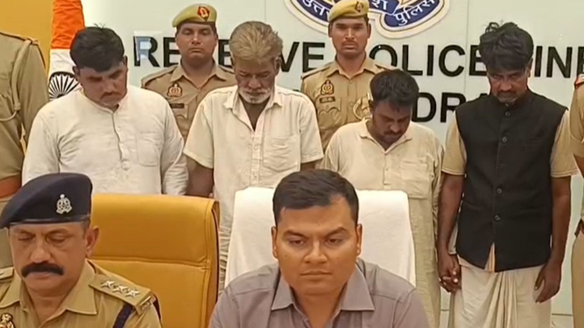 पुलिस के गिरफ्त में चारों आरोपी