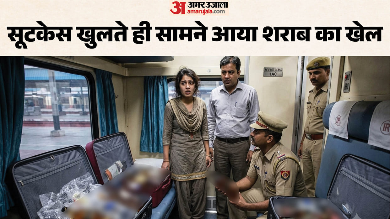 samastipur ac first class liquor smuggling neha jha 75 litres branded liquor rpf cib