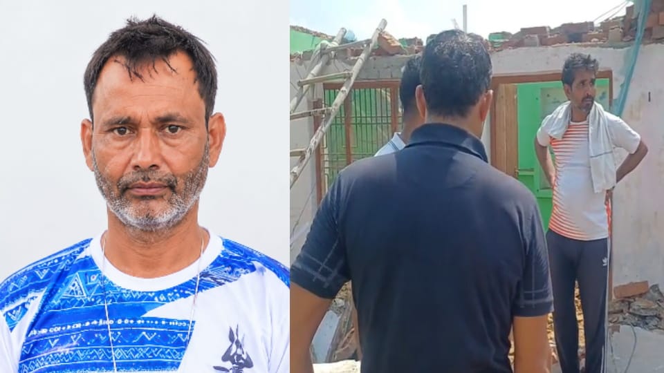 Baghpat: Balcony Slab Collapses During Construction, One Killed and Three Workers Injured