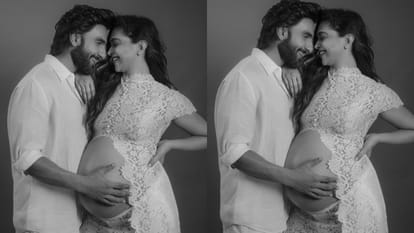 deepika padukone flaunts baby bump in Pregnancy Photoshoot with husband Ranveer Singh on daughter dua birthday