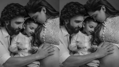 deepika padukone flaunts baby bump in Pregnancy Photoshoot with husband Ranveer Singh on daughter dua birthday