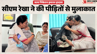 सीएम रेखा गुप्ता ने की पीड़ितों से मुलाकात