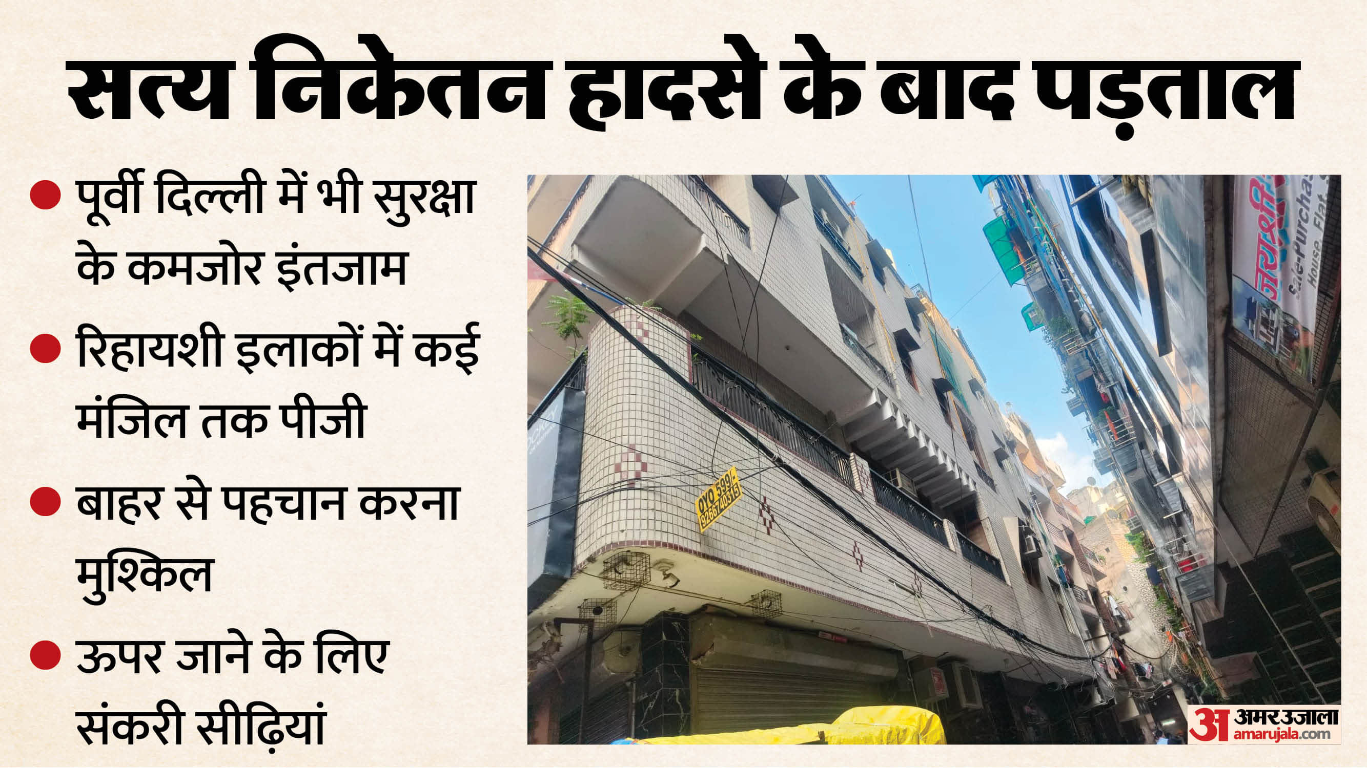 दिल्ली में इमारत हादसा