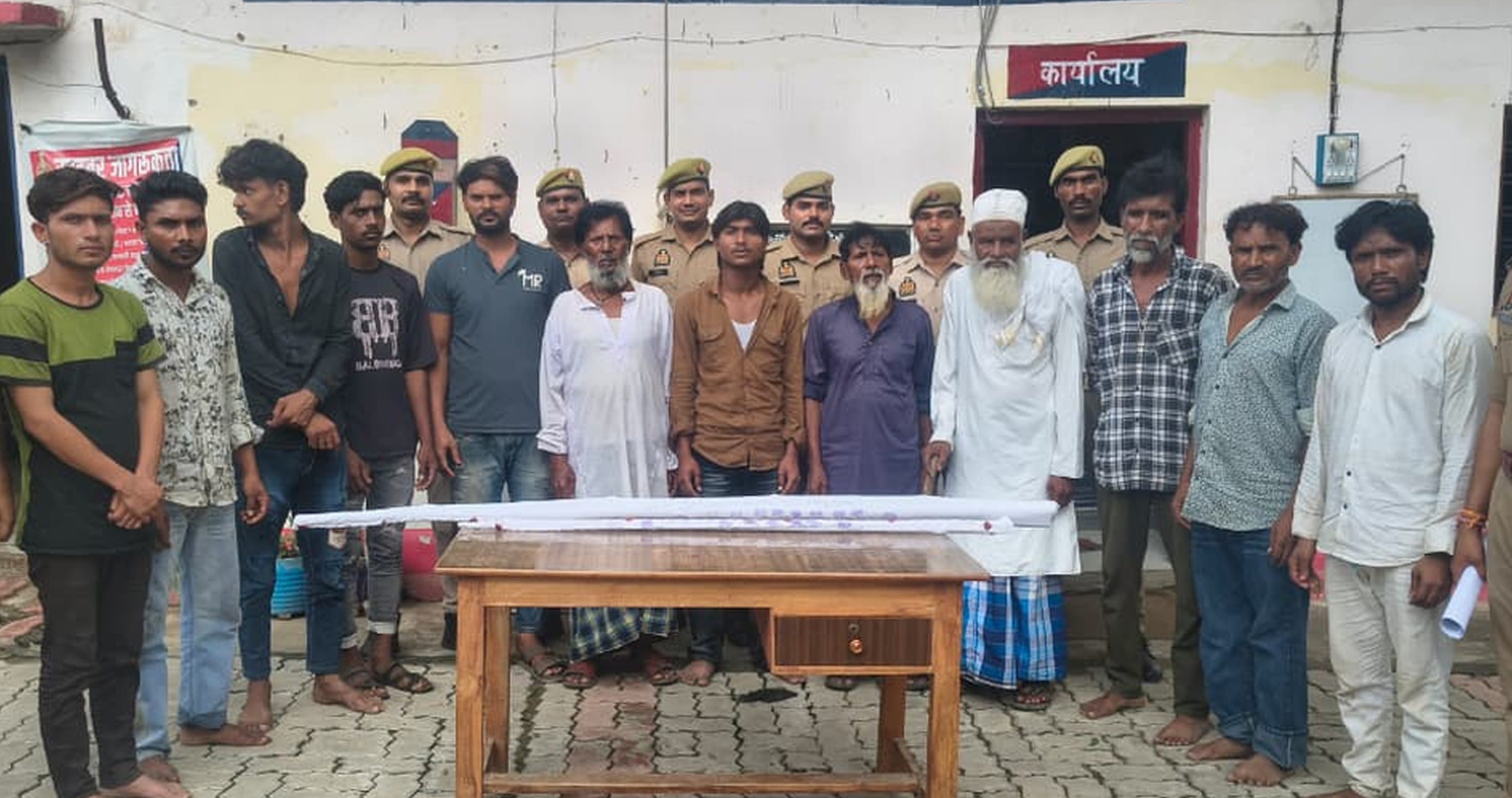 पुलिस टीम पर  हमला करने वाले आरोपी