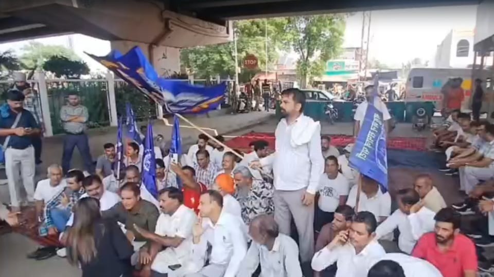 bandh called by Dalit community begun in Ludhiana against desecration of Dr. Bhimrao Ambedkar statue