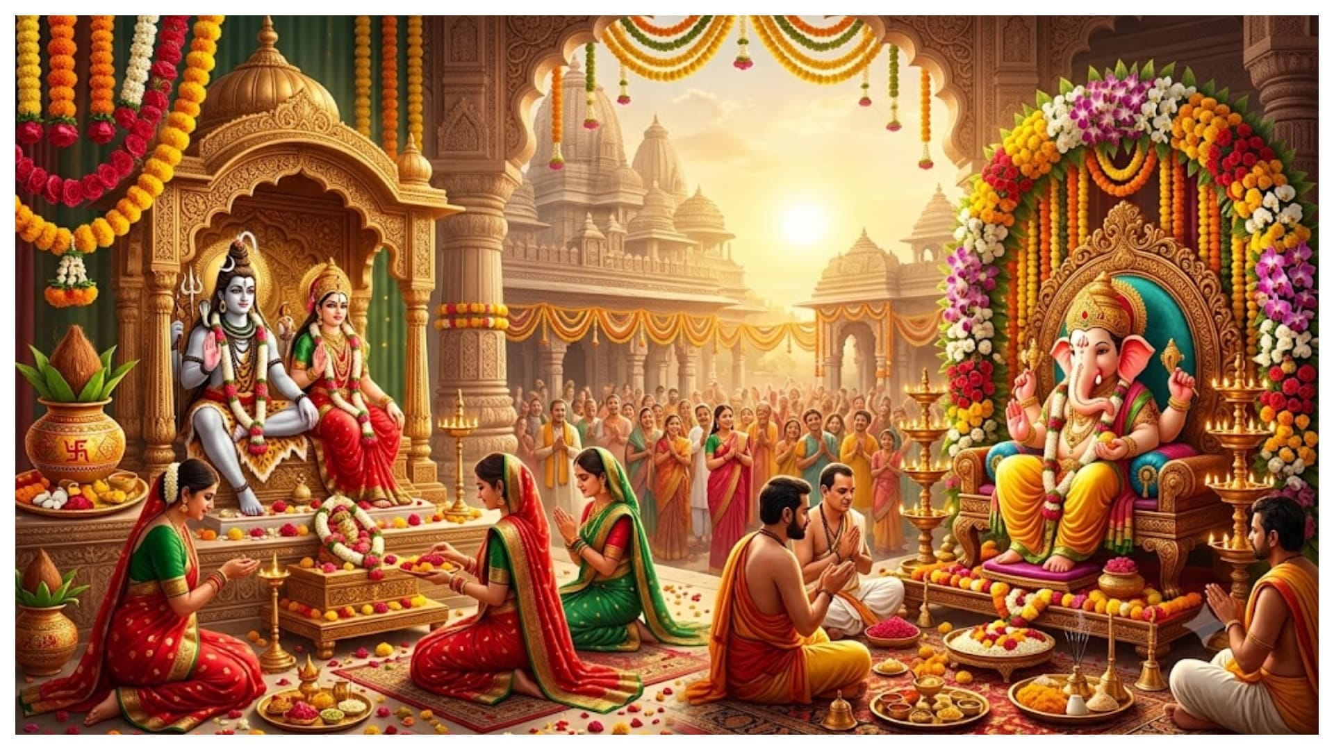 Hartalika Teej 2026 Ganesh Sthapana or Parana First  Know the Traditional Ritual in hindi