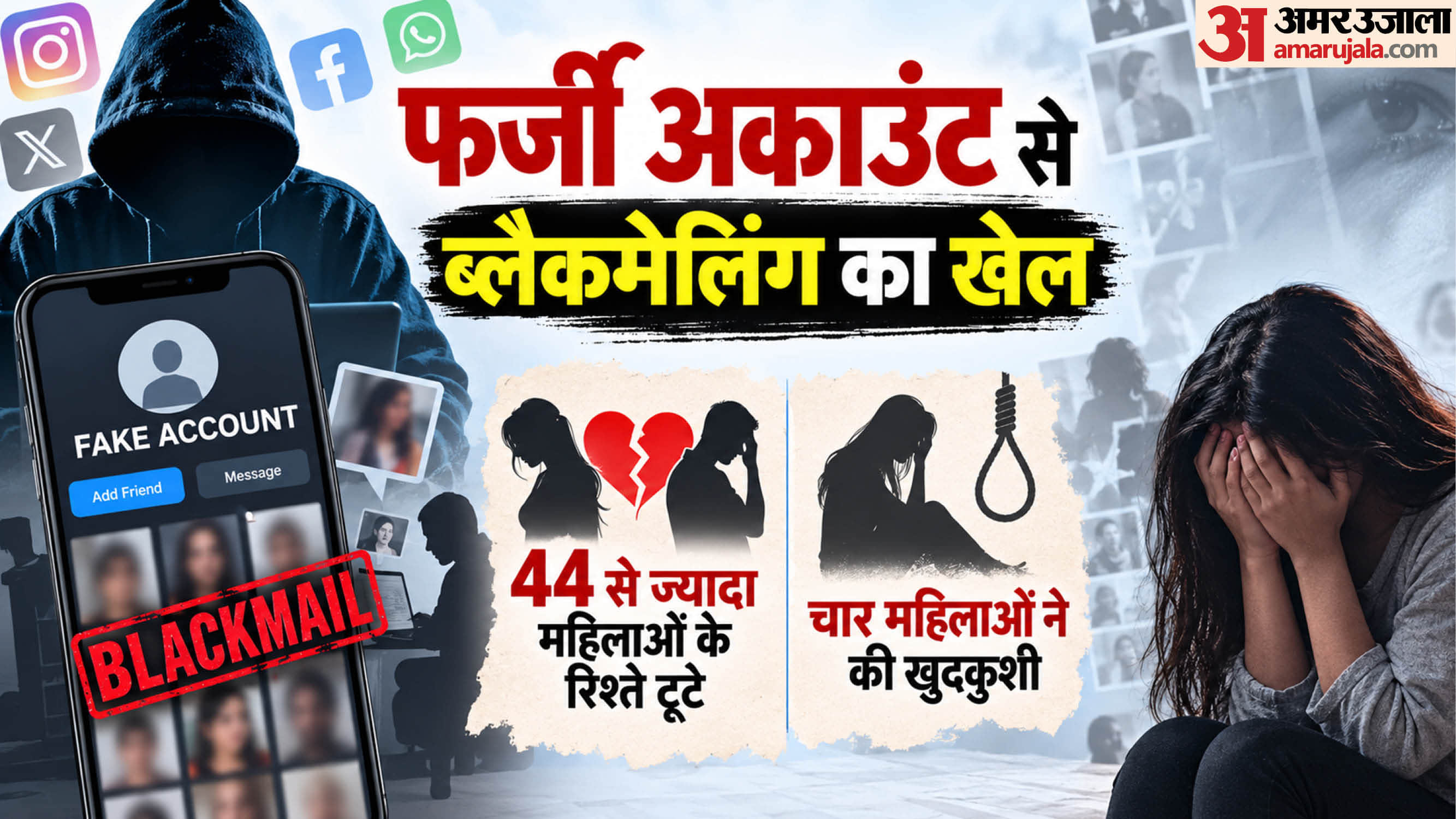 फर्जी अकाउंट से रिश्ते तबाह