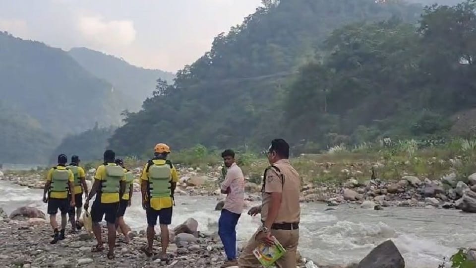 A man drowned while bathing in the Ganges in rishikesh