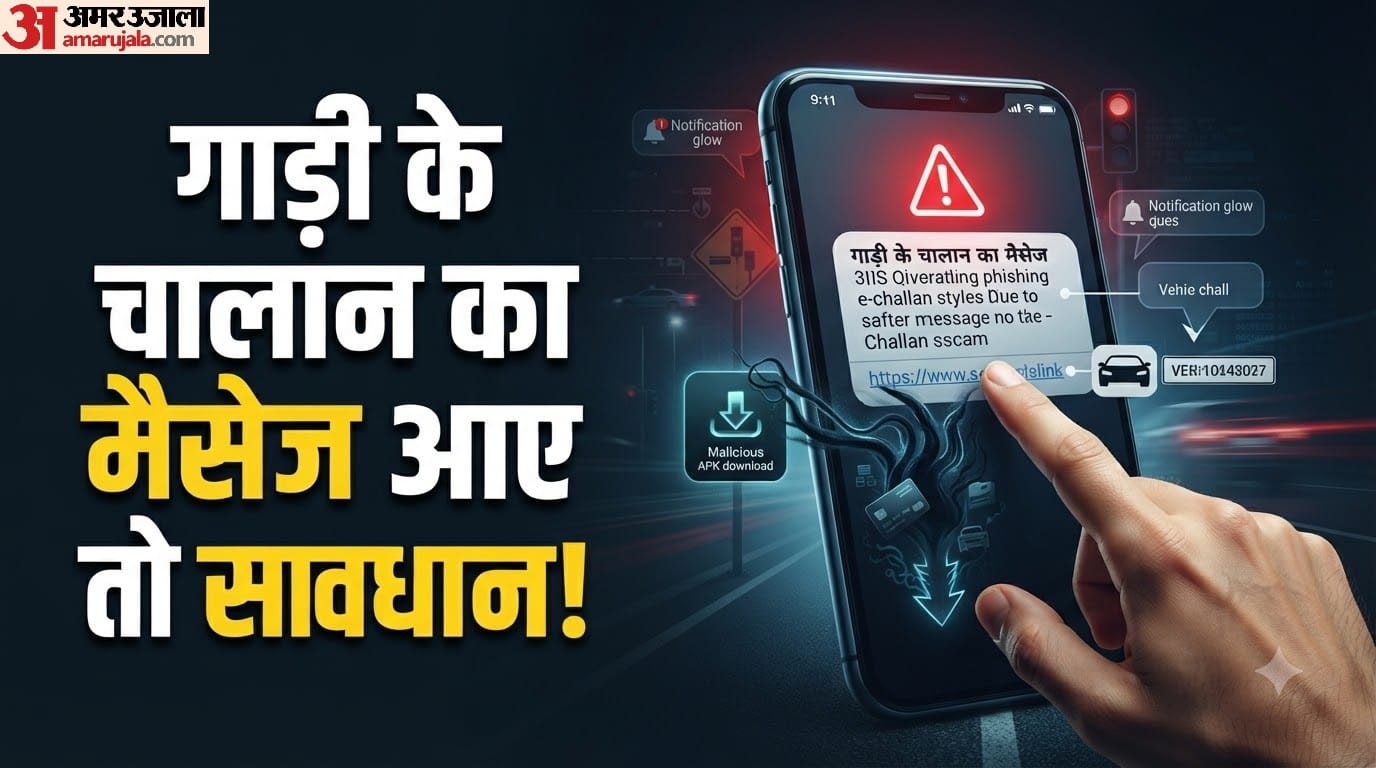 गाड़ी के चालान के फेक मैसेज की पहचान कैसे करें?