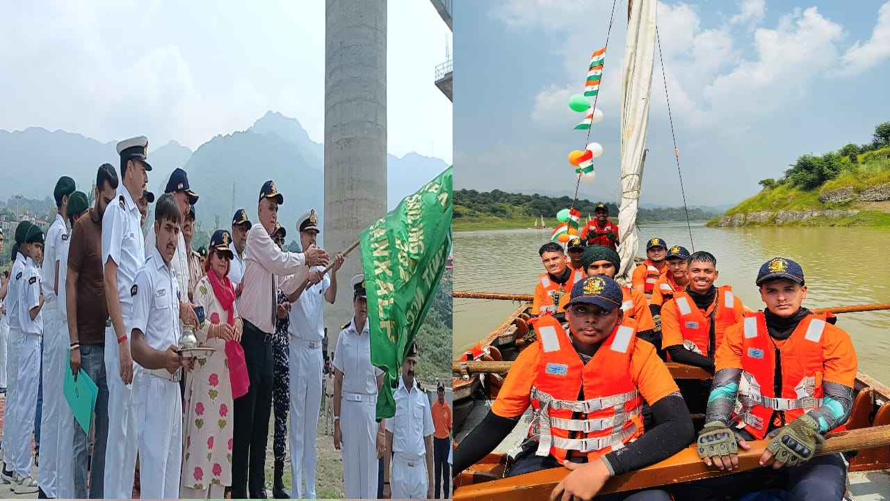 70 एनसीसी कैडेट गोबिंद सागर झील की लहरों पर नौकाओं से रोमांचक यात्रा पर निकले।