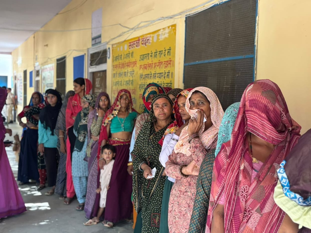 Alwar EVM Glitch Disrupts Polling for Two Hours: Second Machine Also Develops Technical Fault