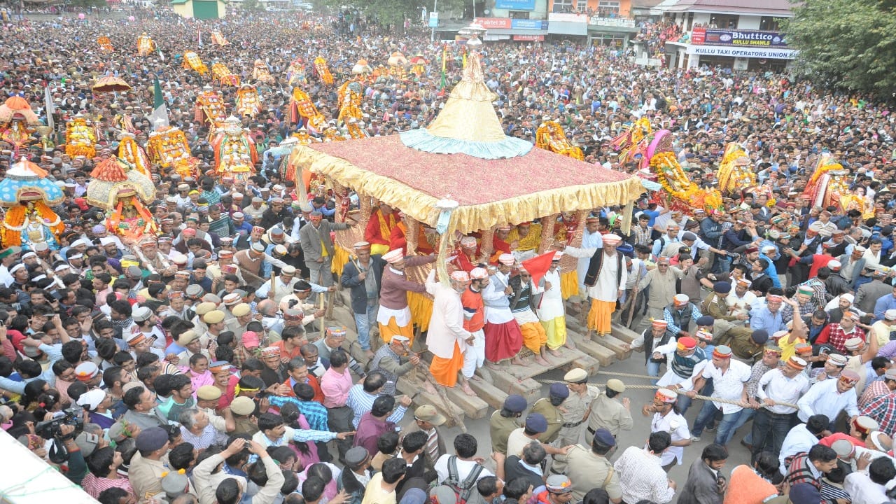 अंतरराष्ट्रीय कुल्लू दशहरा(फाइल)।