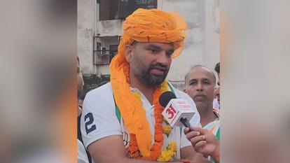 कांग्रेस प्रत्याशी राजेश चौधरी