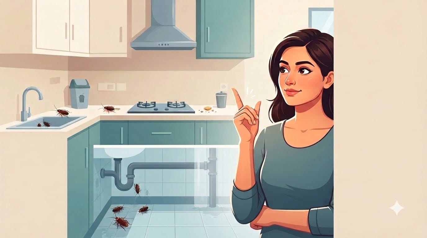 Cockroaches in Kitchen and Bathroom? Try These 4 Simple Ways to Get Rid of Them