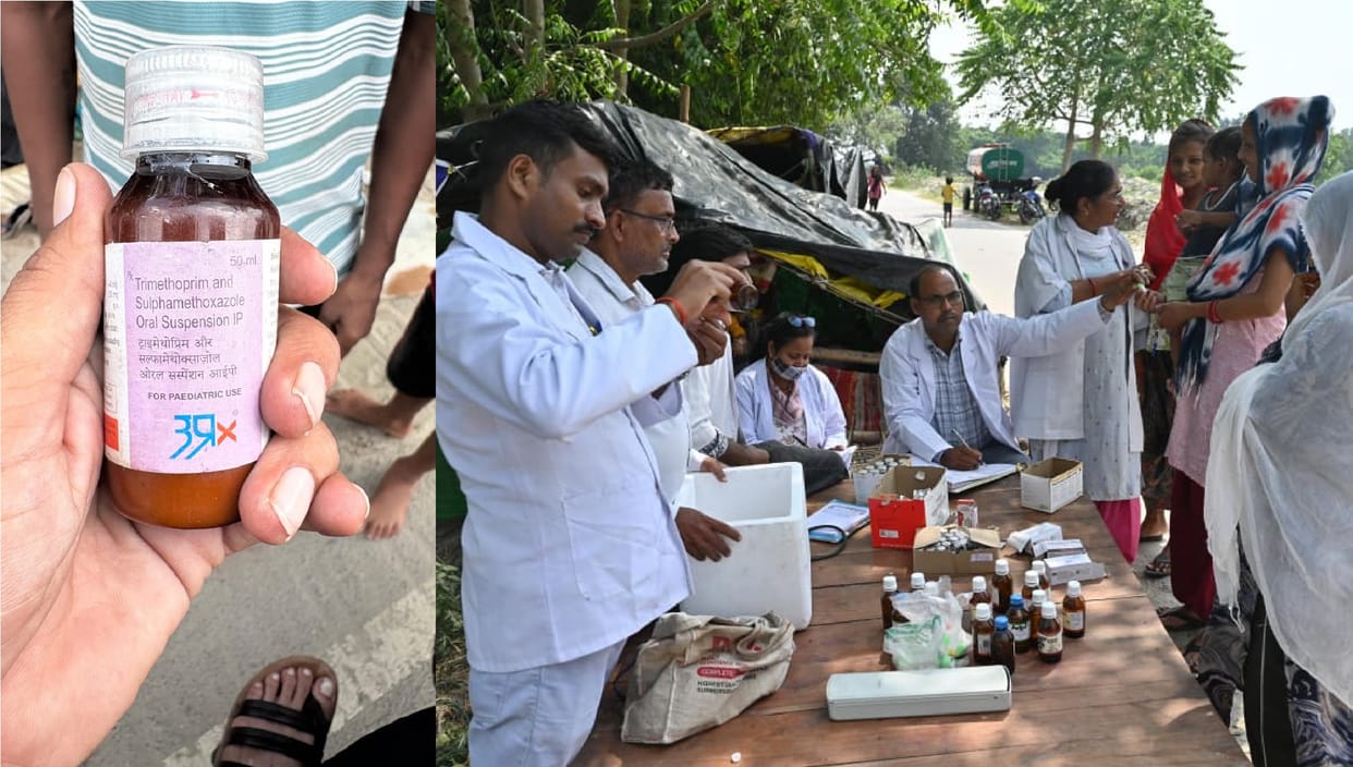 Kanpur Expired syrup distributed to flood victims several children fell ill after consuming it