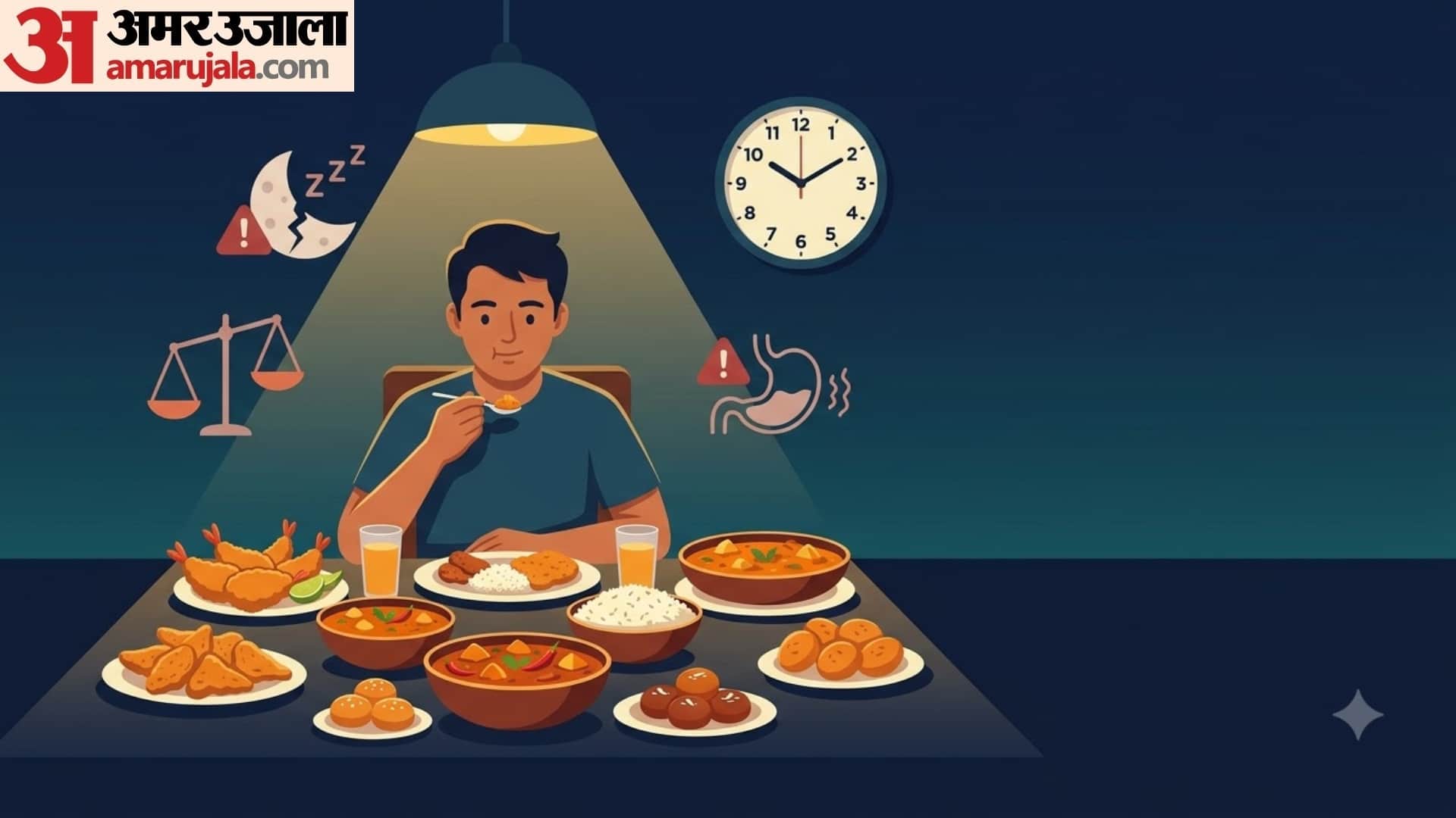 does eating late at night affect your health in hindi late night khana khane ke nuksan