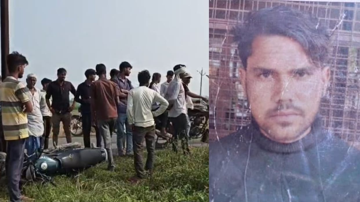 man dies due to bike crashes into electric pole in budaun