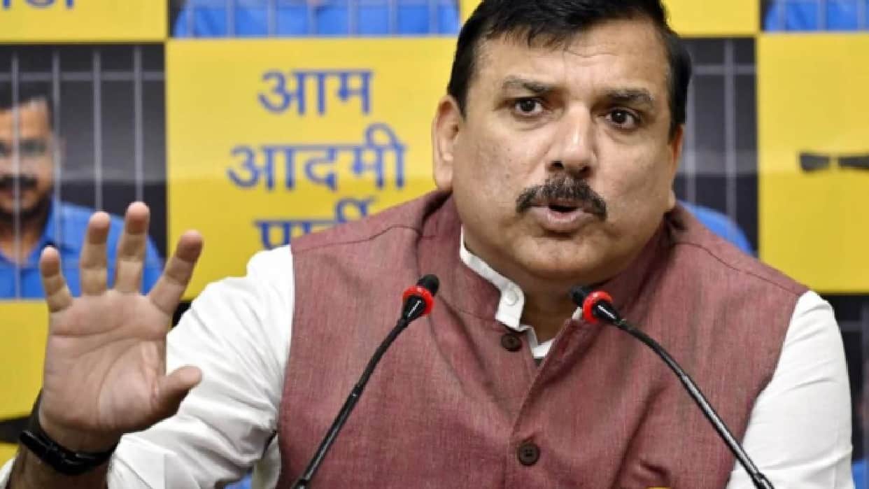 UP: On the question of how many seats AAP will contest in the 2027 Uttar Pradesh elections, Sanjay Singh said,