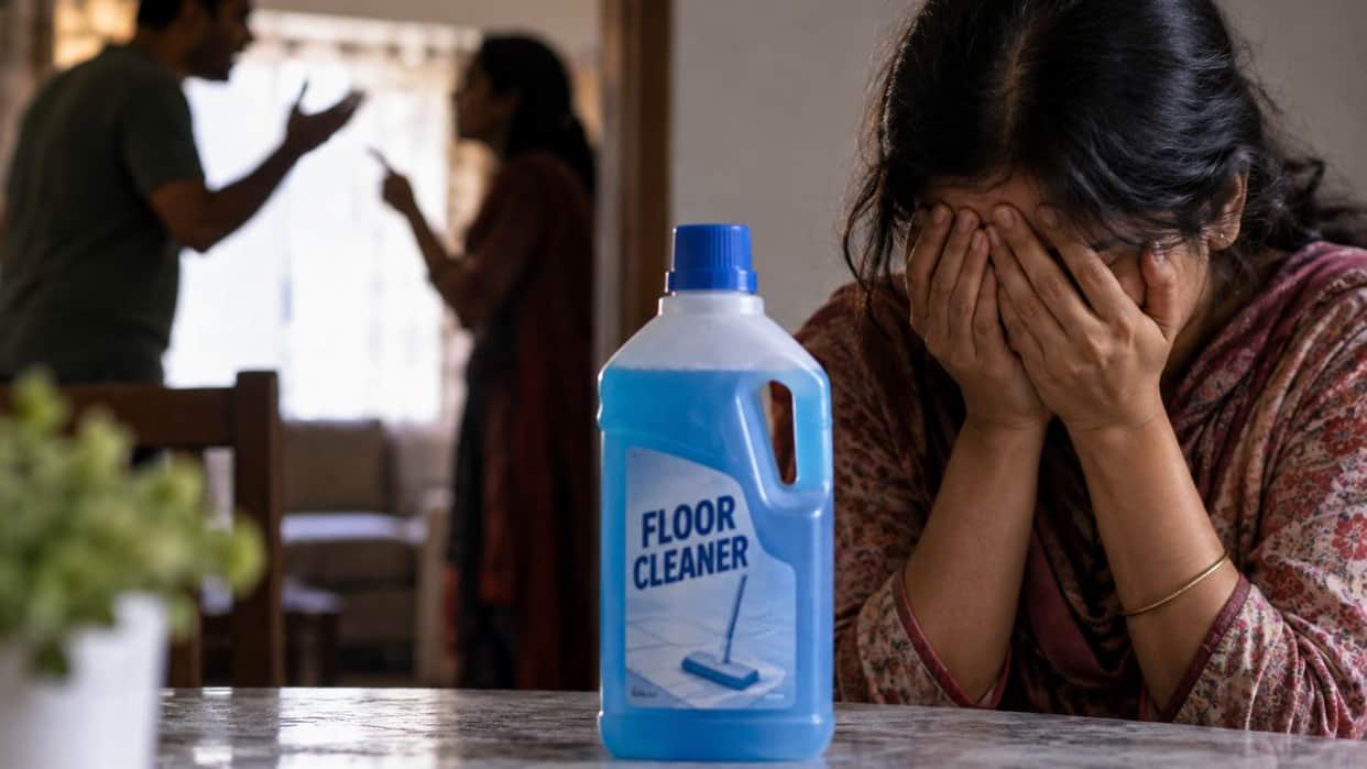 jwalaji wife floor cleaner case