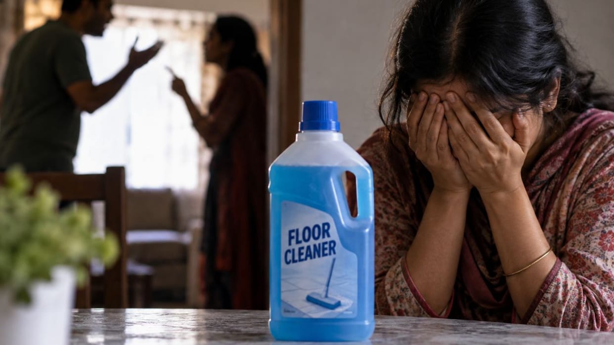 jwalaji wife floor cleaner case