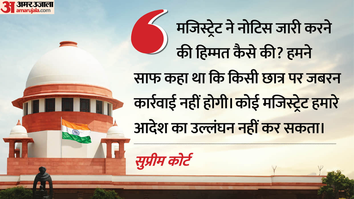 supreme court cjp protest student notice greater noida magistrate