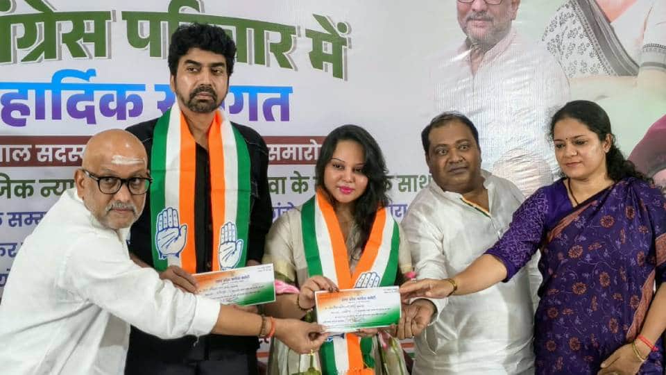 Retired IAS officer Dr. Rakesh Verma and actress Firdaus Bano join Congress