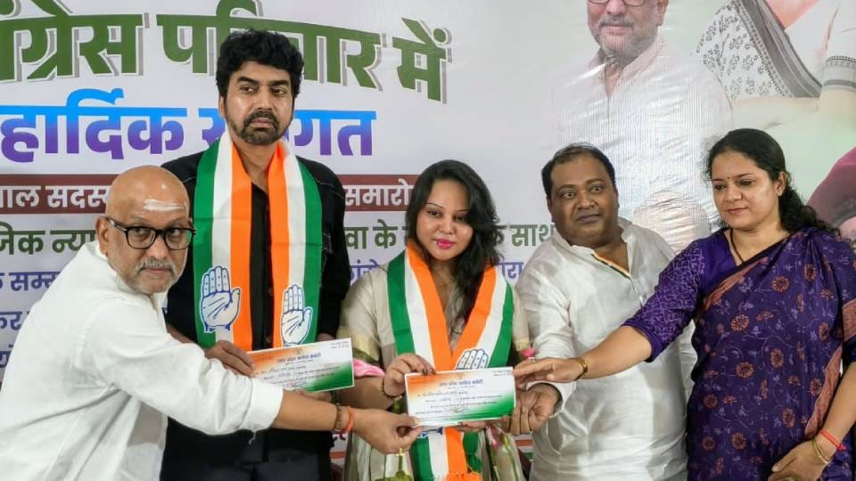 Retired IAS officer Dr. Rakesh Verma and actress Firdaus Bano join Congress