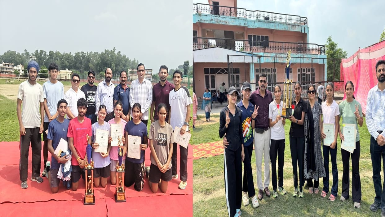 Una and Hamirpur secured the first position in the men's and women's categories