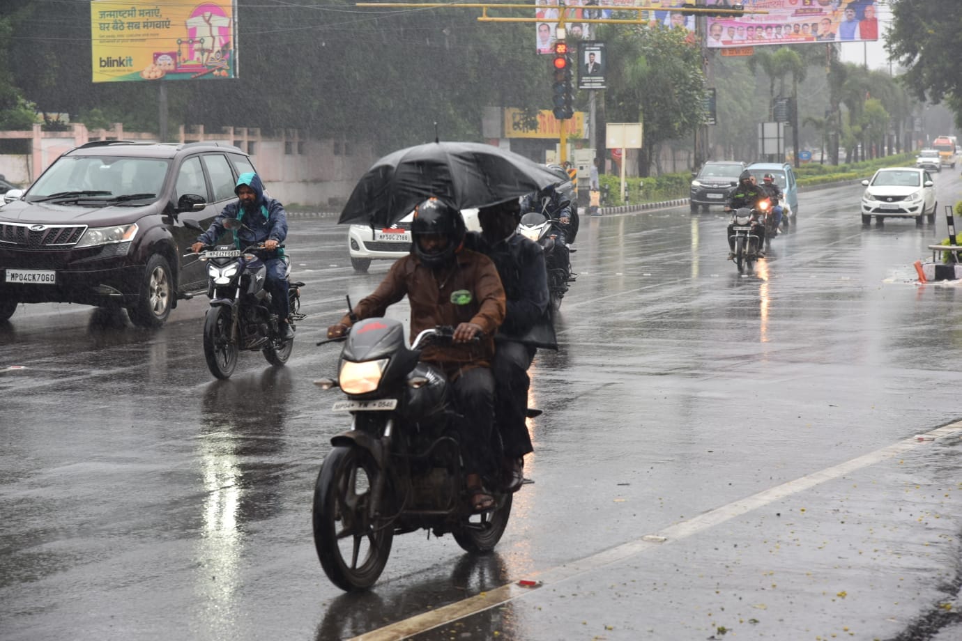 Heavy rainfall subsides in MP: 3-day respite, weather to change again from September 13; rainfall currently 7%