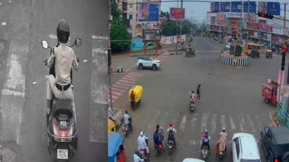 एमपी: हमीदिया से चोरी स्कूटी पुलिसकर्मी तक कैसे पहुंची? ई-चालान की तस्वीर ने खोला राज, सवालों में खाकी