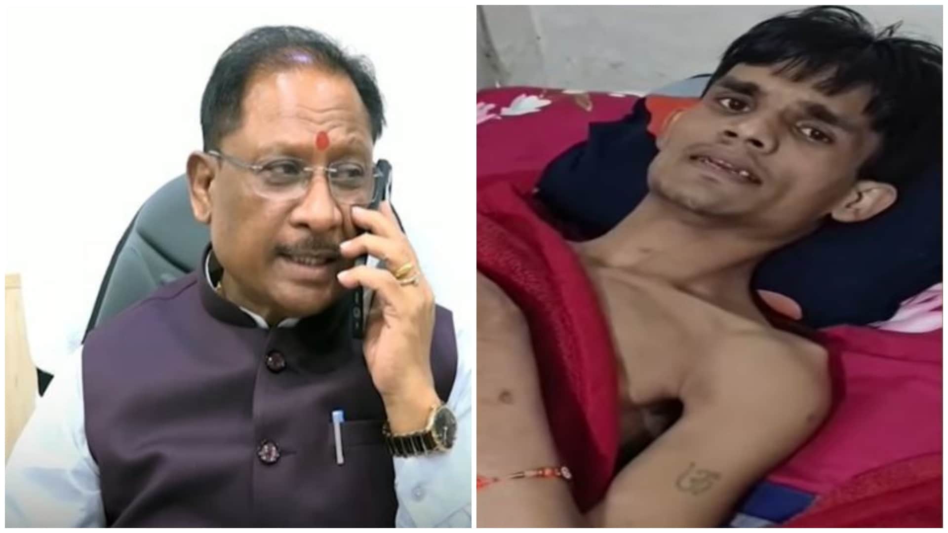 देवपुर के शशिकांत से सीएम ने स्वास्थ्य को लेकर की बातचीत