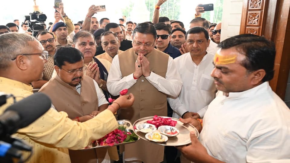 National President Nitin Navin inaugurating the yuva samvad in haldwani