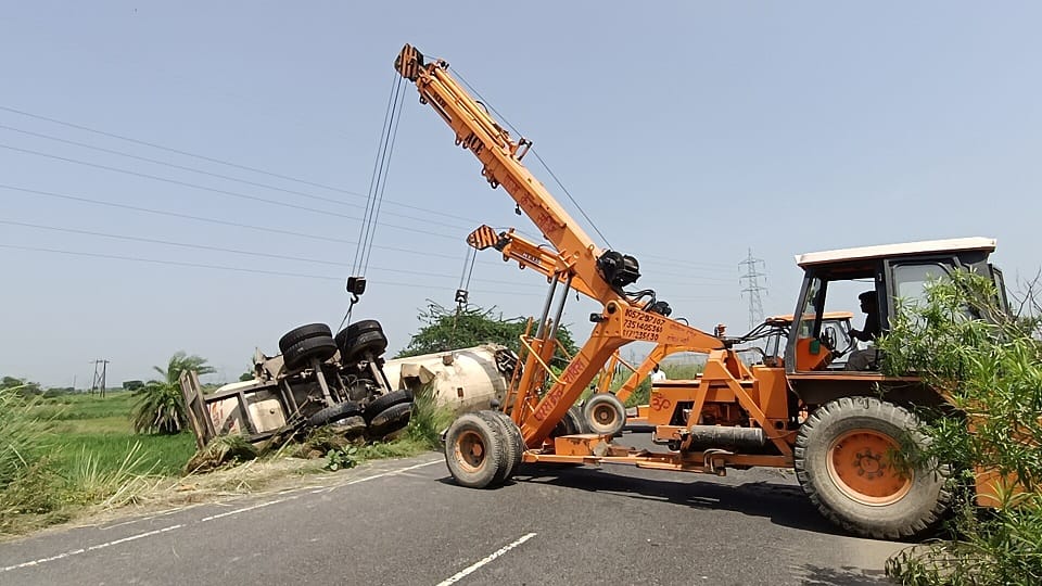 Panic prevailed for 38 hours after an LPG tanker overturned in Mainpuri
