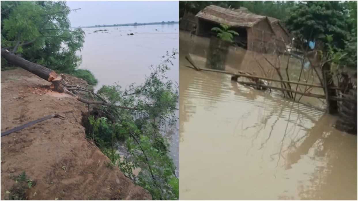 Ramganga floods increase difficulties and water fills houses in Budaun
