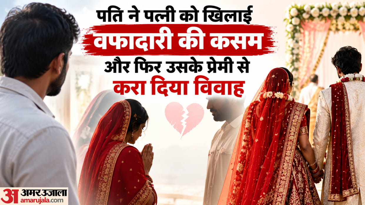 Lucknow: Wife who had fled her marital home returned with her lover; husband got her married to the lover