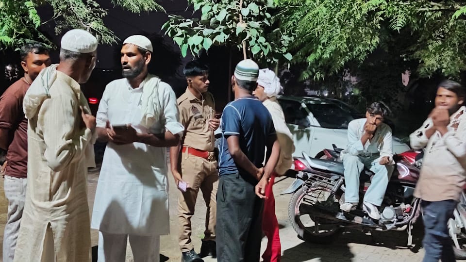 Muzaffarnagar Road accident Roadways bus hits two motorcycles while overtaking five dead