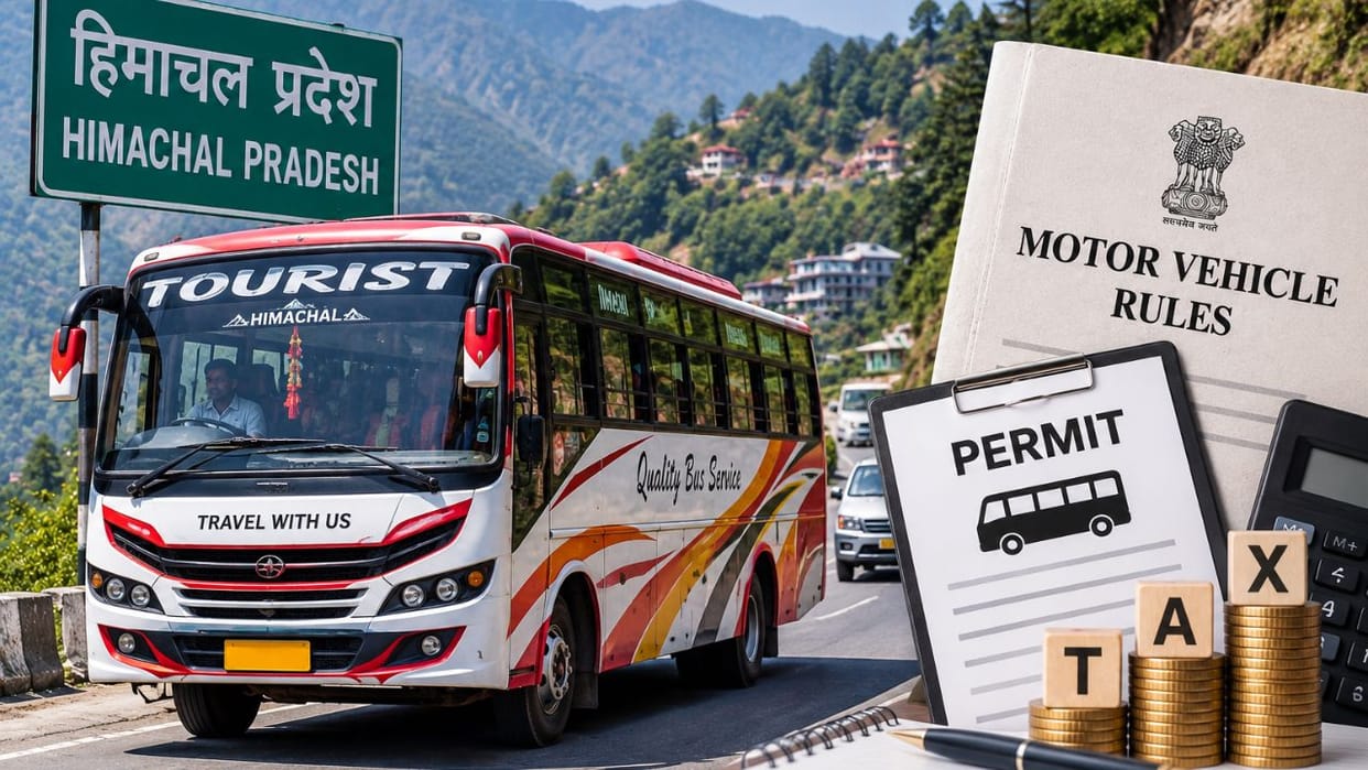 himachal motor vehicle rules amendment bus permit fee tax