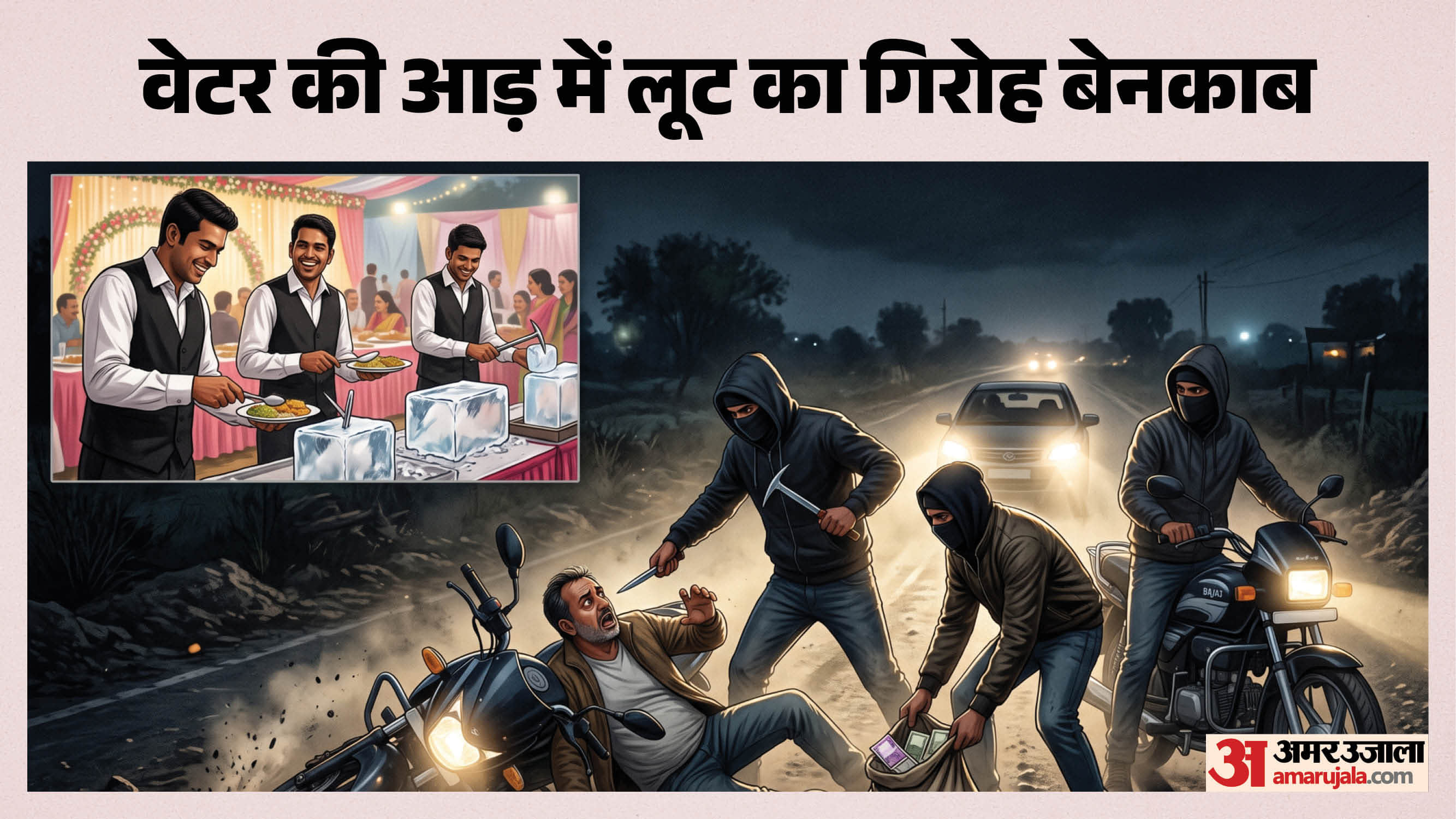 शादियों में वेटर और रात में हाईवे पर बन जाते लुटेरे