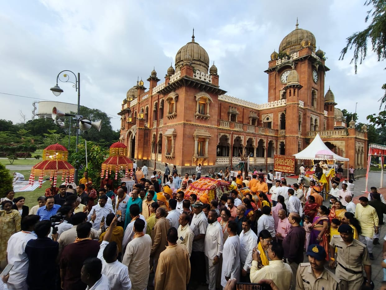 Indore: The 231st death anniversary of Devi Ahilya was observed in Indore; a palanquin procession was taken ou
