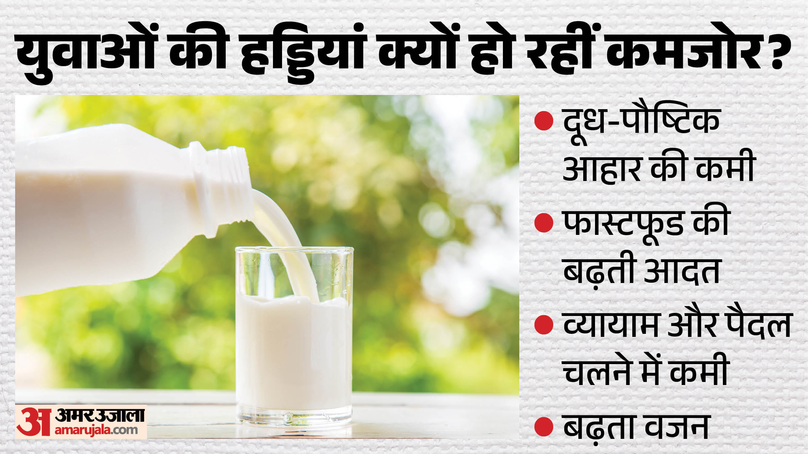 युवाओं की हड्डियां क्यों हो रहीं कमजोर?