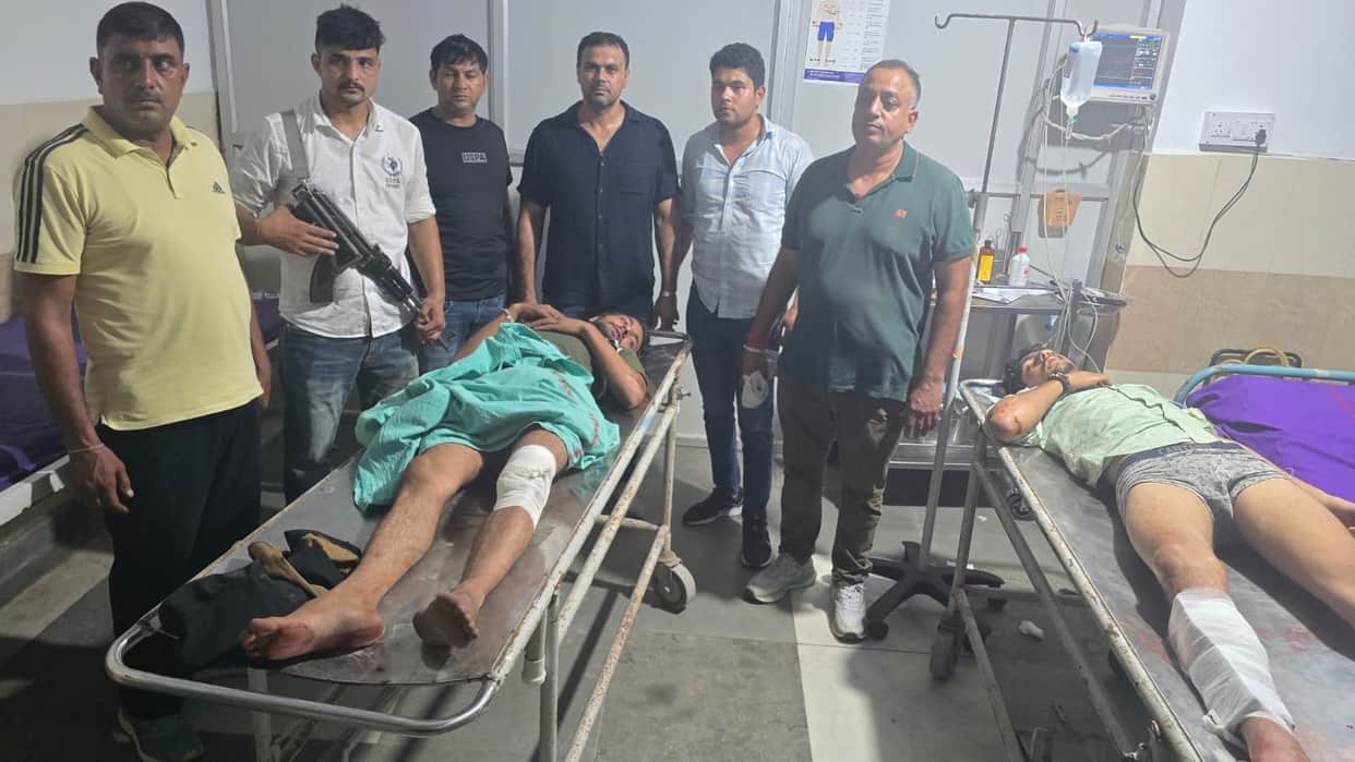 Bullets fired at office following extortion demand police clash with miscreants after chase in Sonipat
